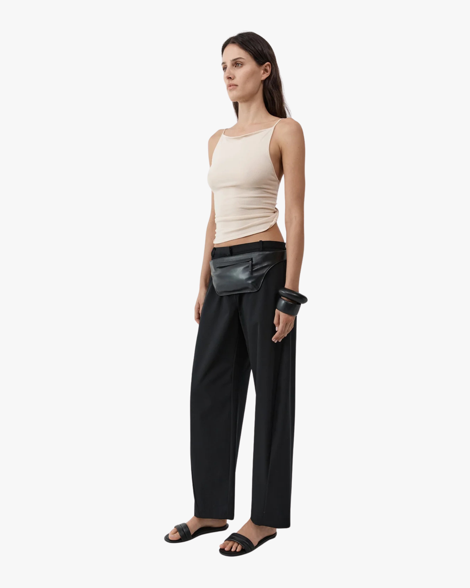 Twist Back Knit Top Shell