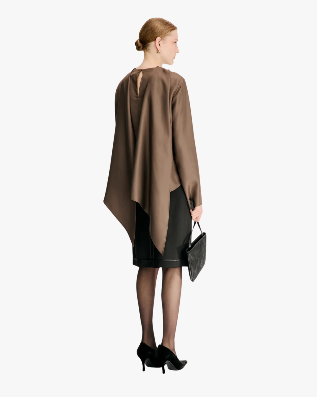 Blouse Gala Foulard Dark Brown