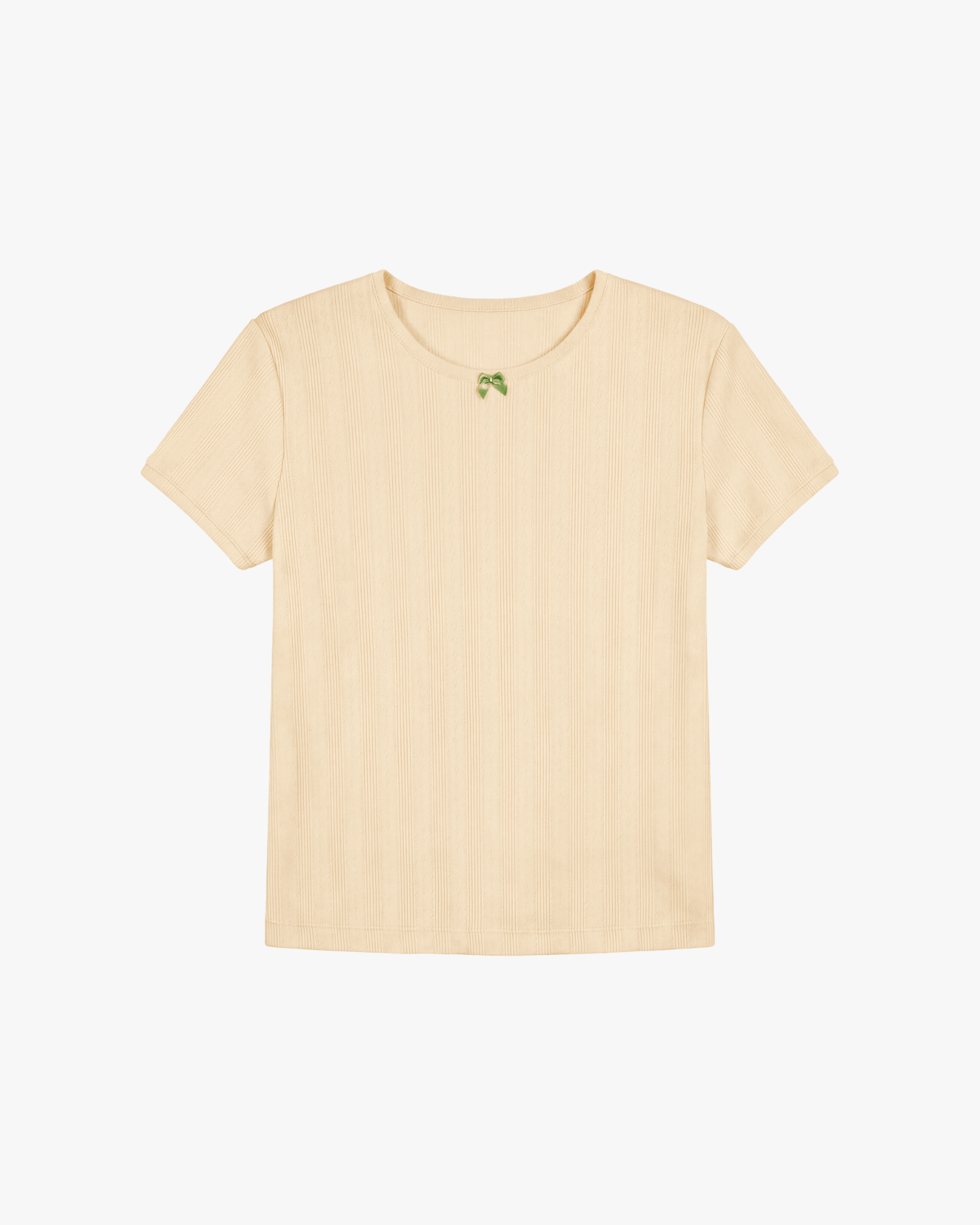 T-Shirt Pointelle Butter