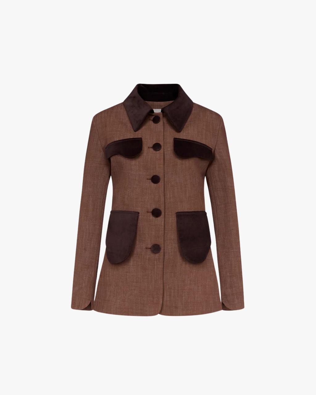 Jacket Tamara Stretch Bico Brown