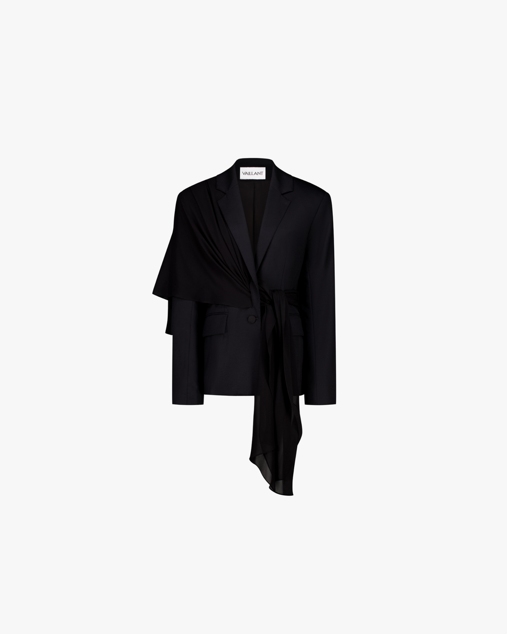 Ja048 Wool Suiting Black