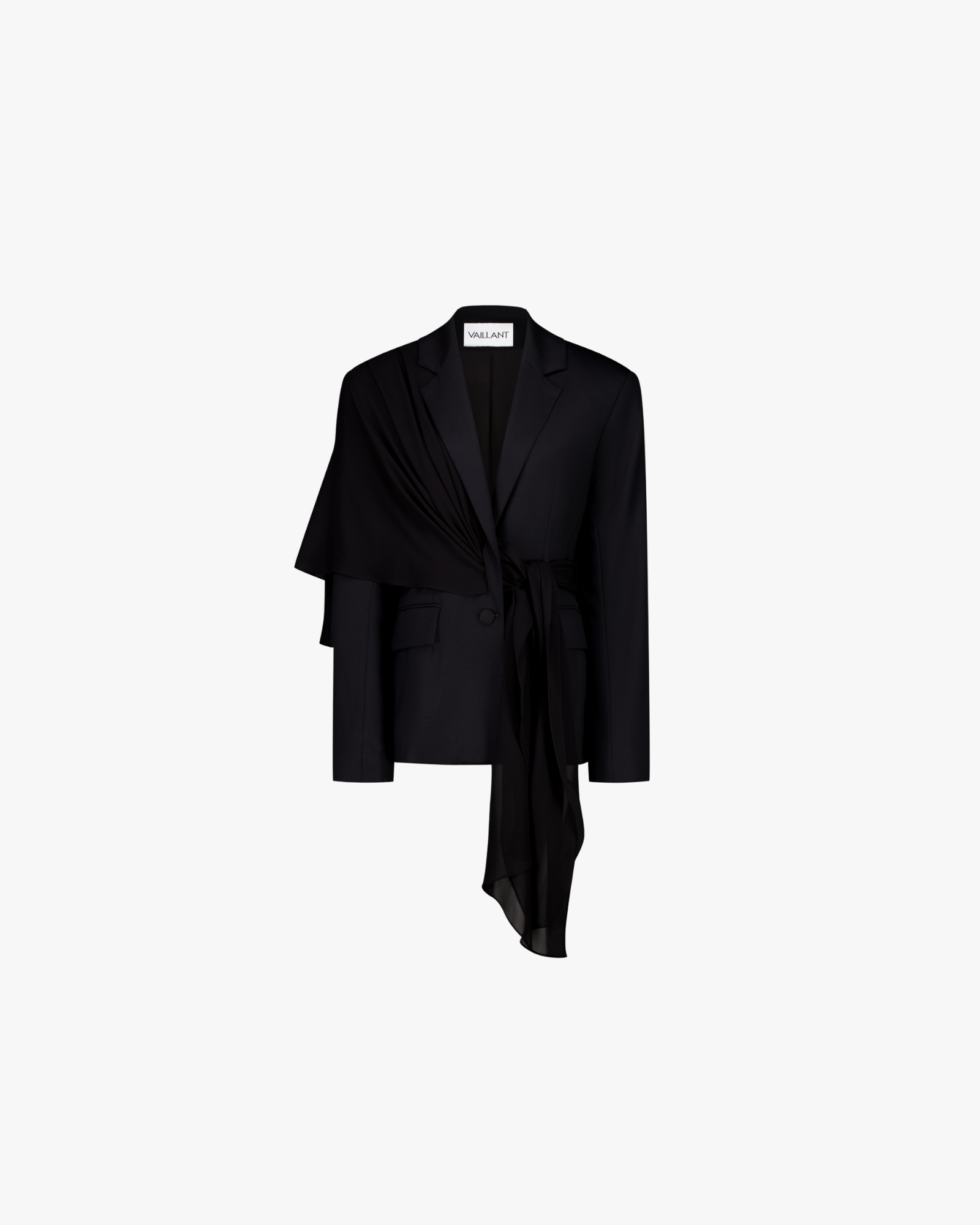 Ja048 Wool Suiting Black
