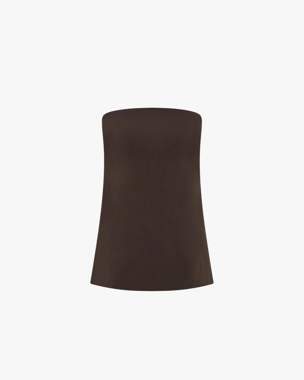 Strapless Rouleau Tie Top Bark