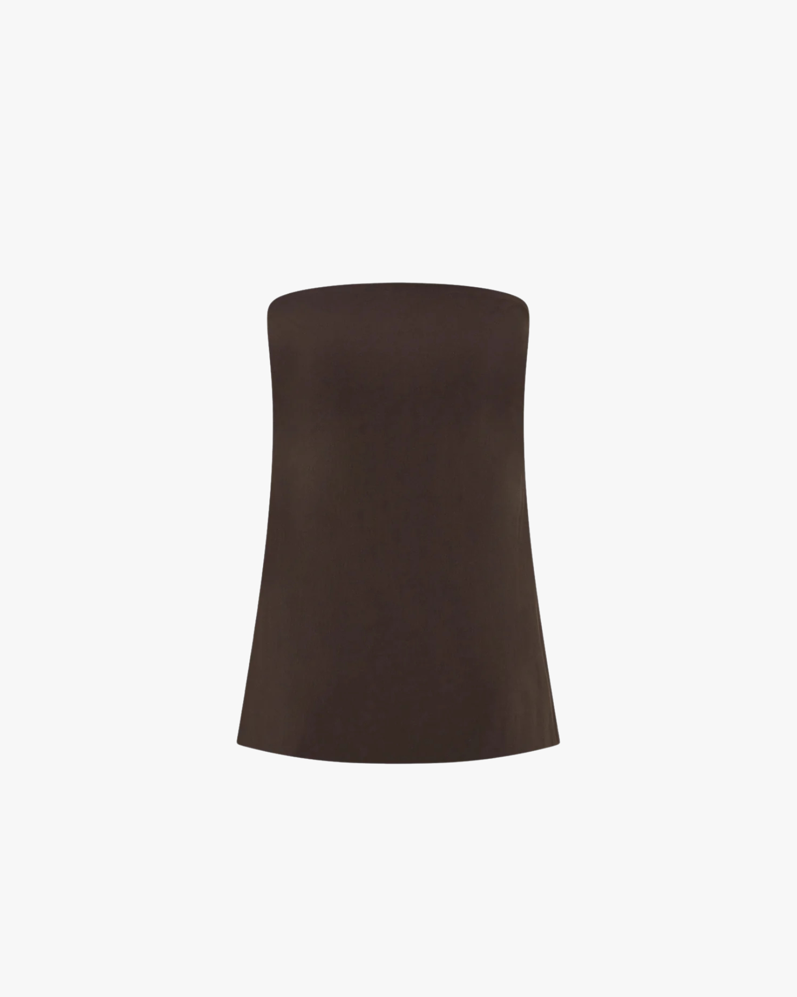 Strapless Rouleau Tie Top Bark