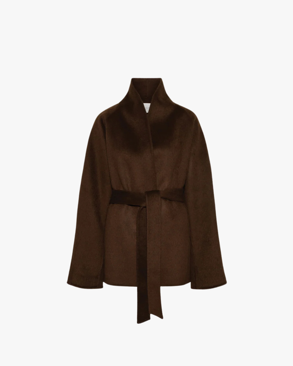 Belted Midi Coat Houston Chestnut