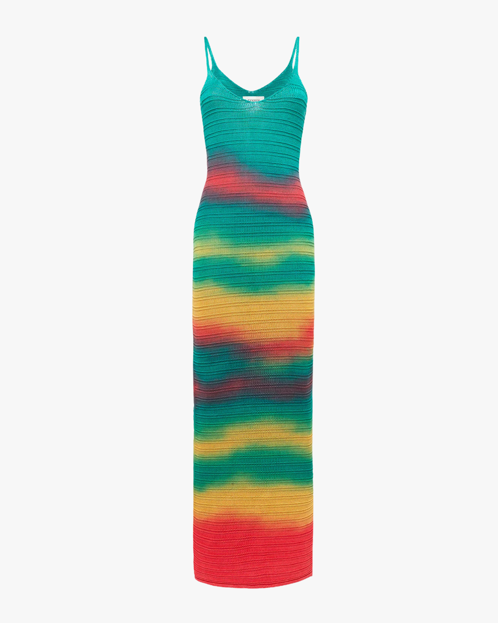 Knit Dress Woman Rainbow