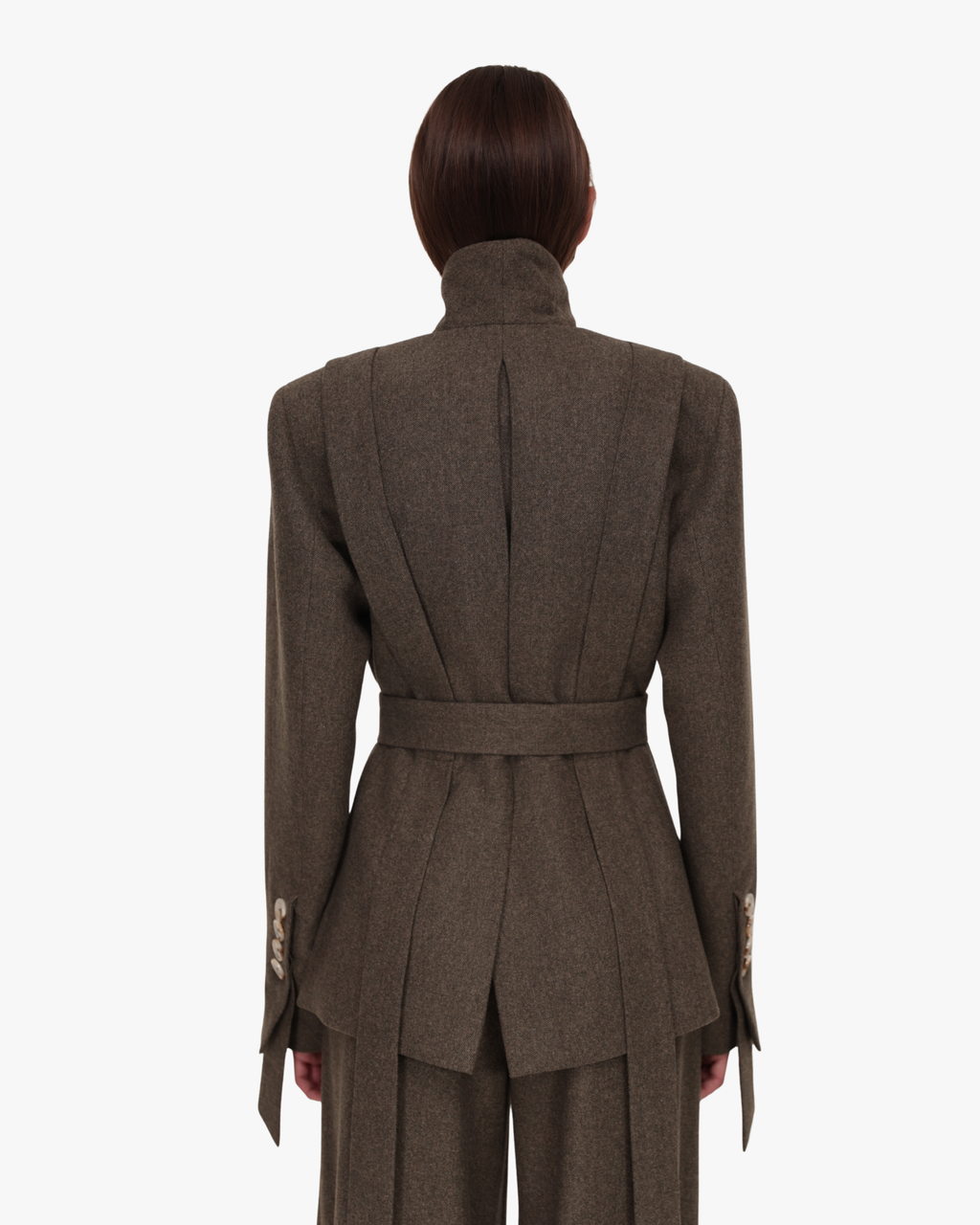 Strapped Blazer Green