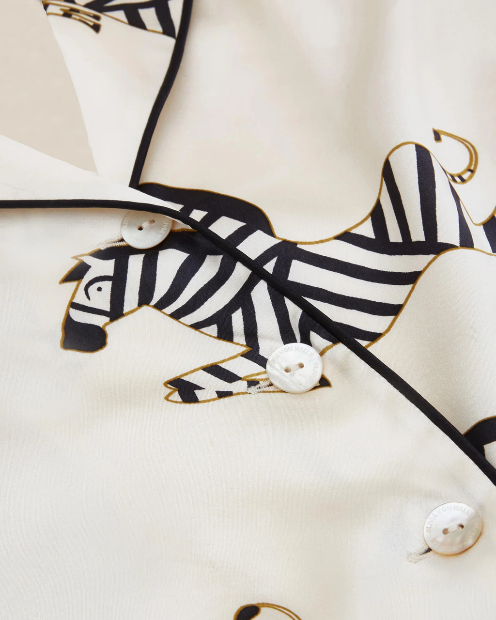 Lila Pyjamas Set Zebedee Ivory