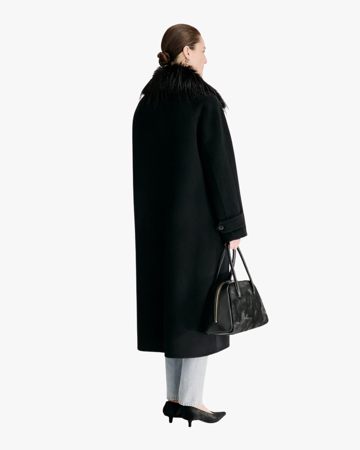 Coat Yrsa Raglen Black
