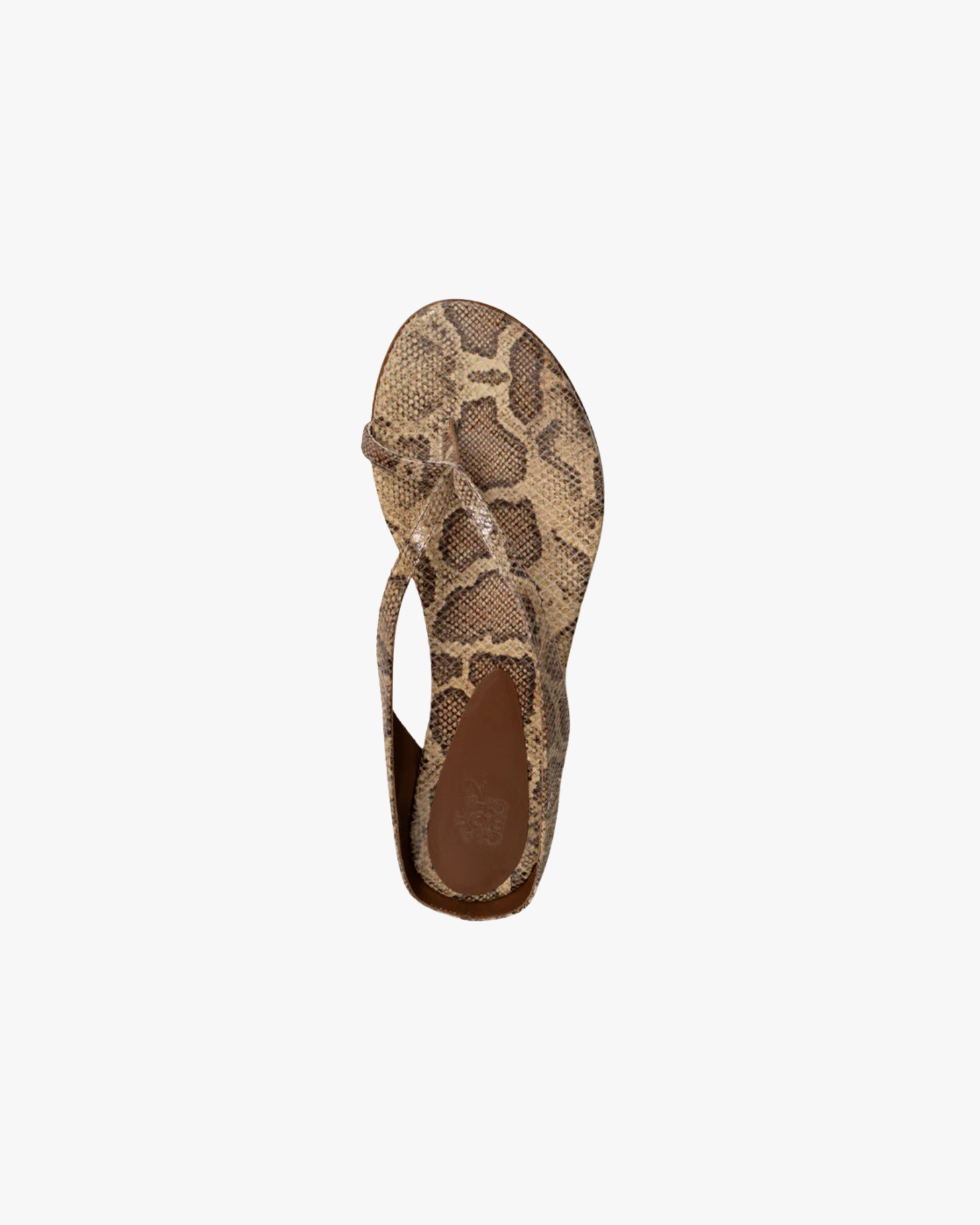 Miguela 25Mm Kitten Thong Mule Camel