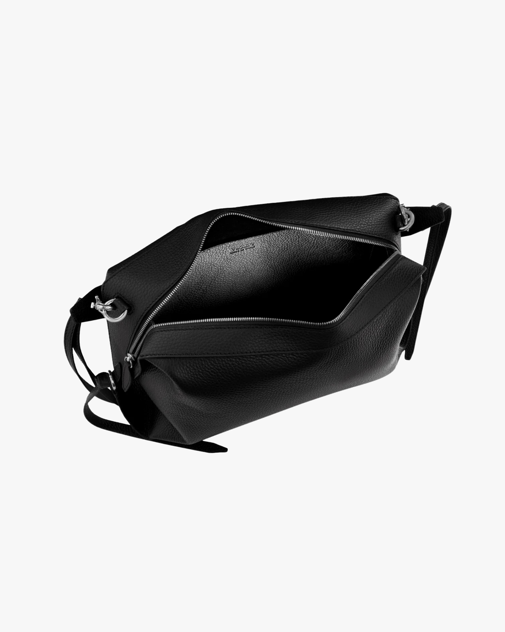 Zip Shoulder Bag Bento Black