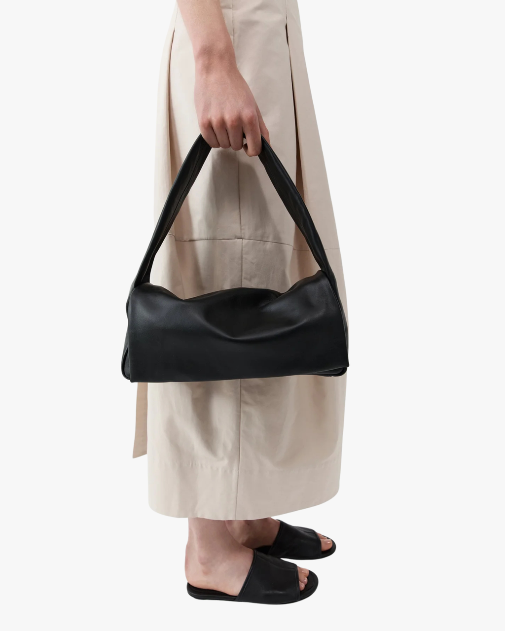 Soft Slim Satchel Black