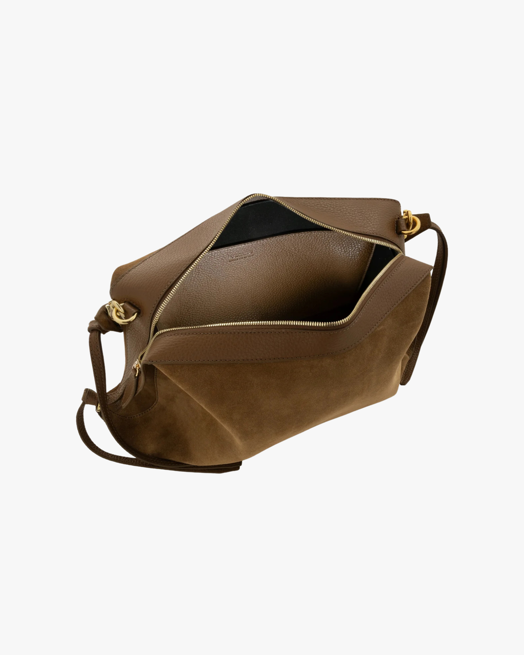 Zip Shoulder Bag Bento Sienna