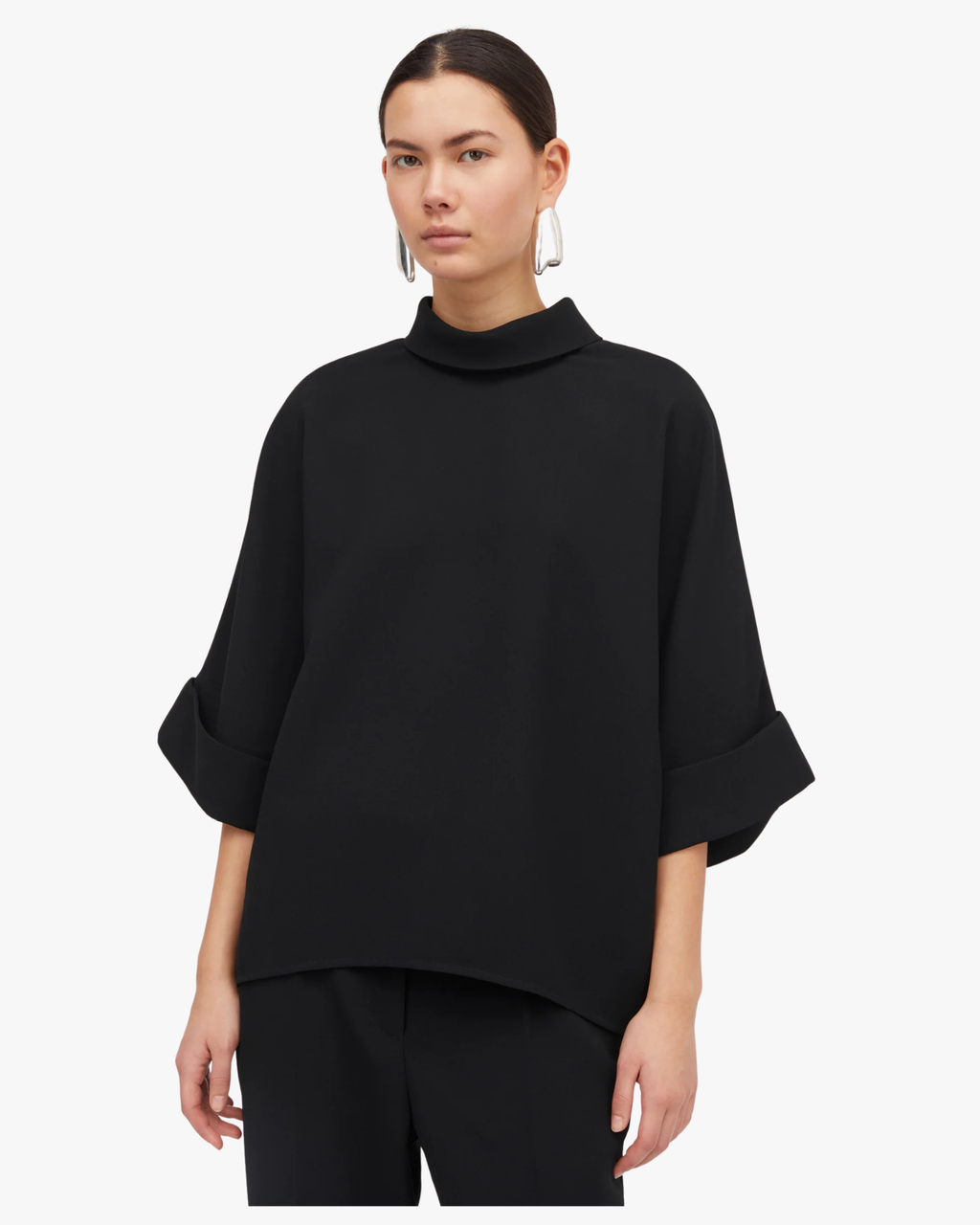 Bat-Sleeve Blouse Bailee Black