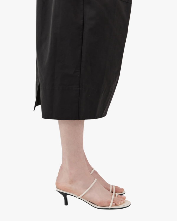 Minimal Strap Heel Ecru