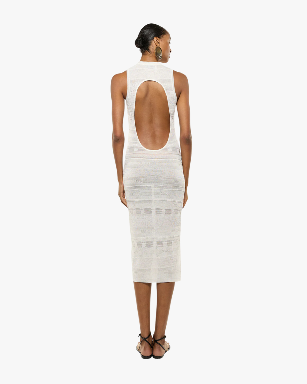 Knit Dress Woman Cream