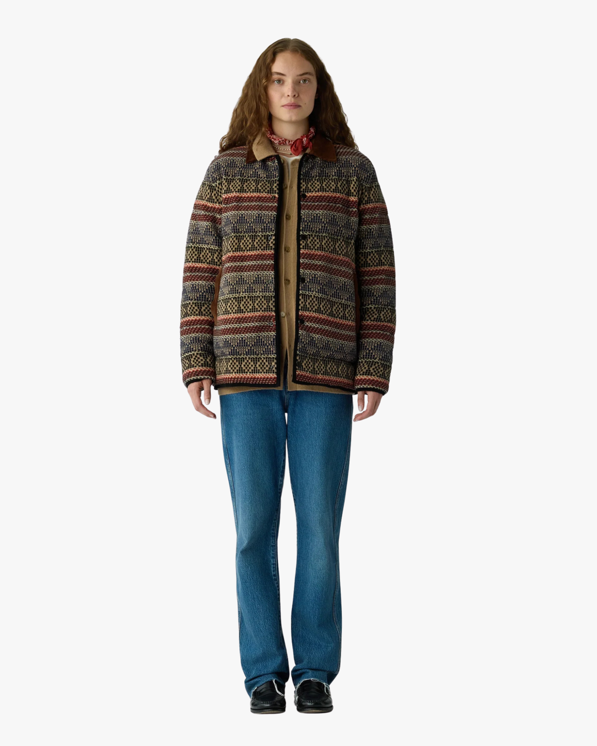 Quilted Jacket Western Industry Carmine