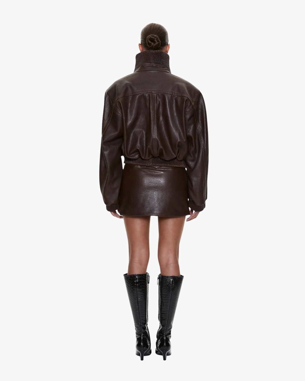 Bomber Leather Lunnet Brown