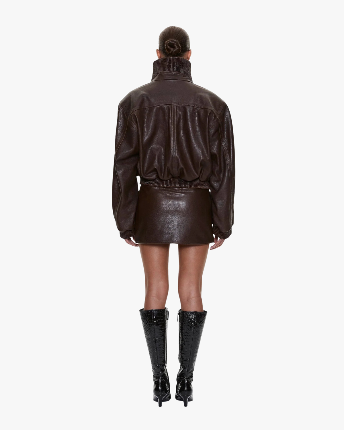 Bomber Leather Lunnet Brown