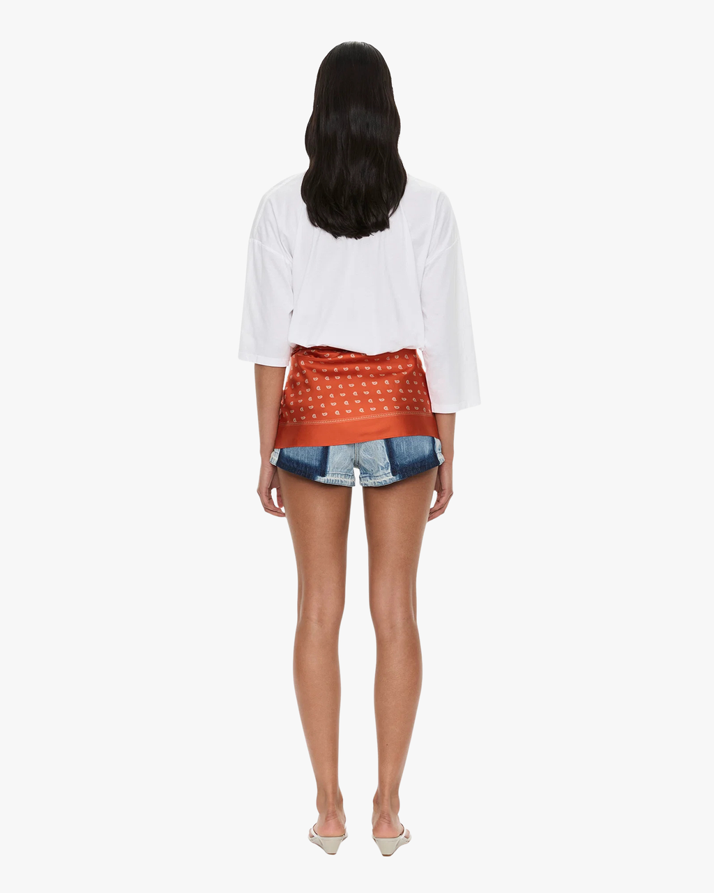 Tee Pareo Bandana Scarf Orange