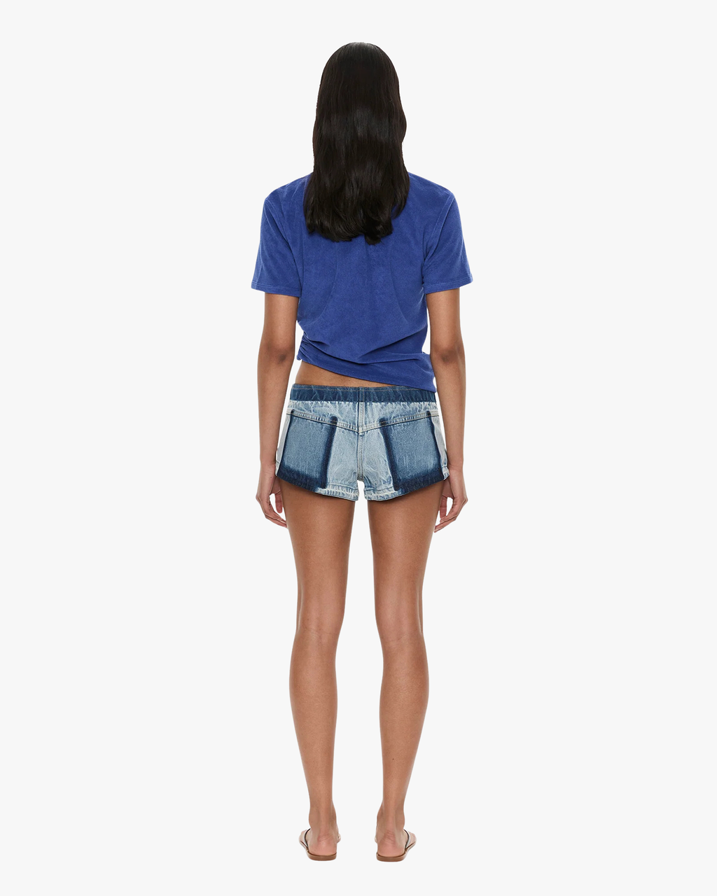 Tee Looped Back Orbit Indigo