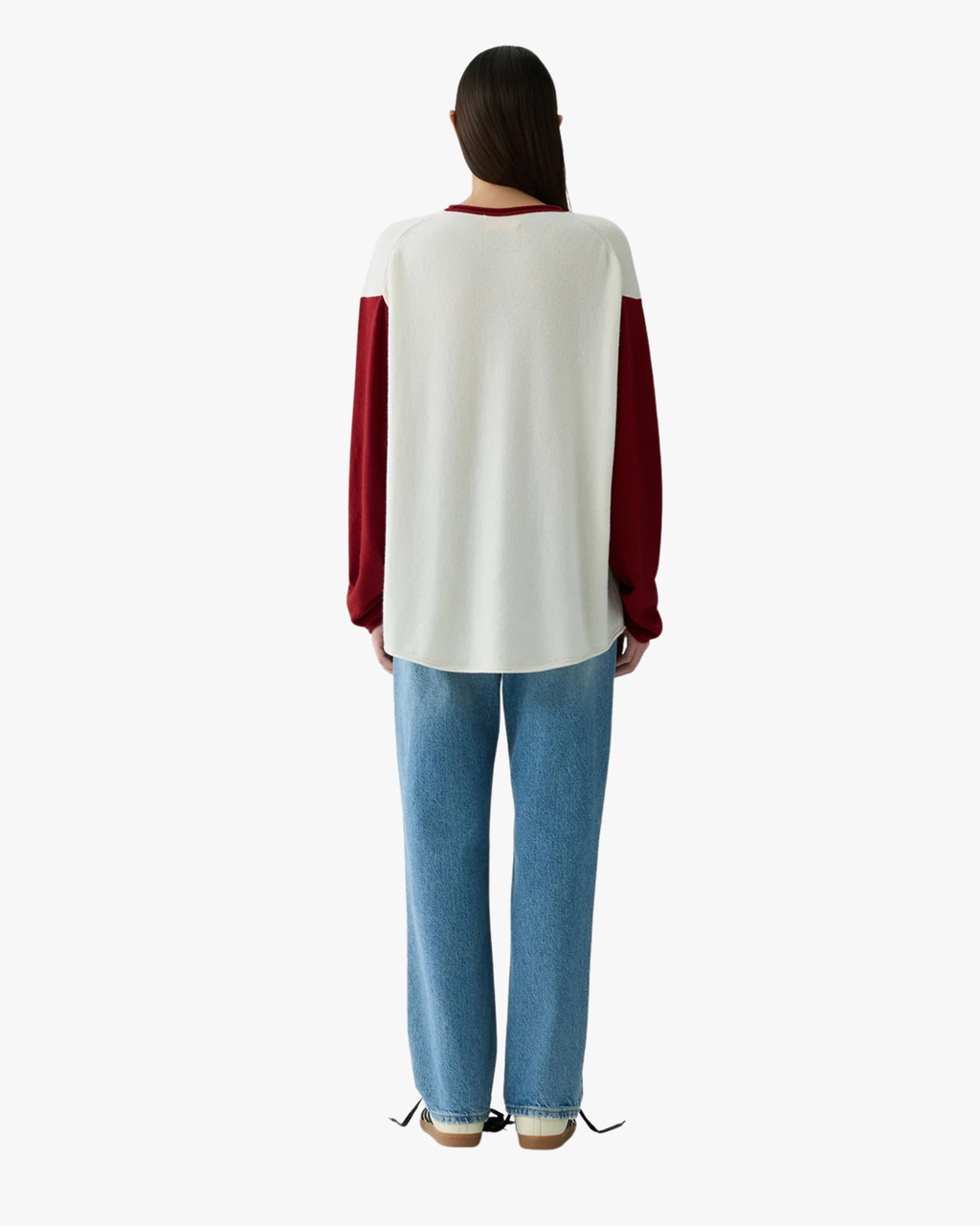Sweater Baseball Oversized Crew