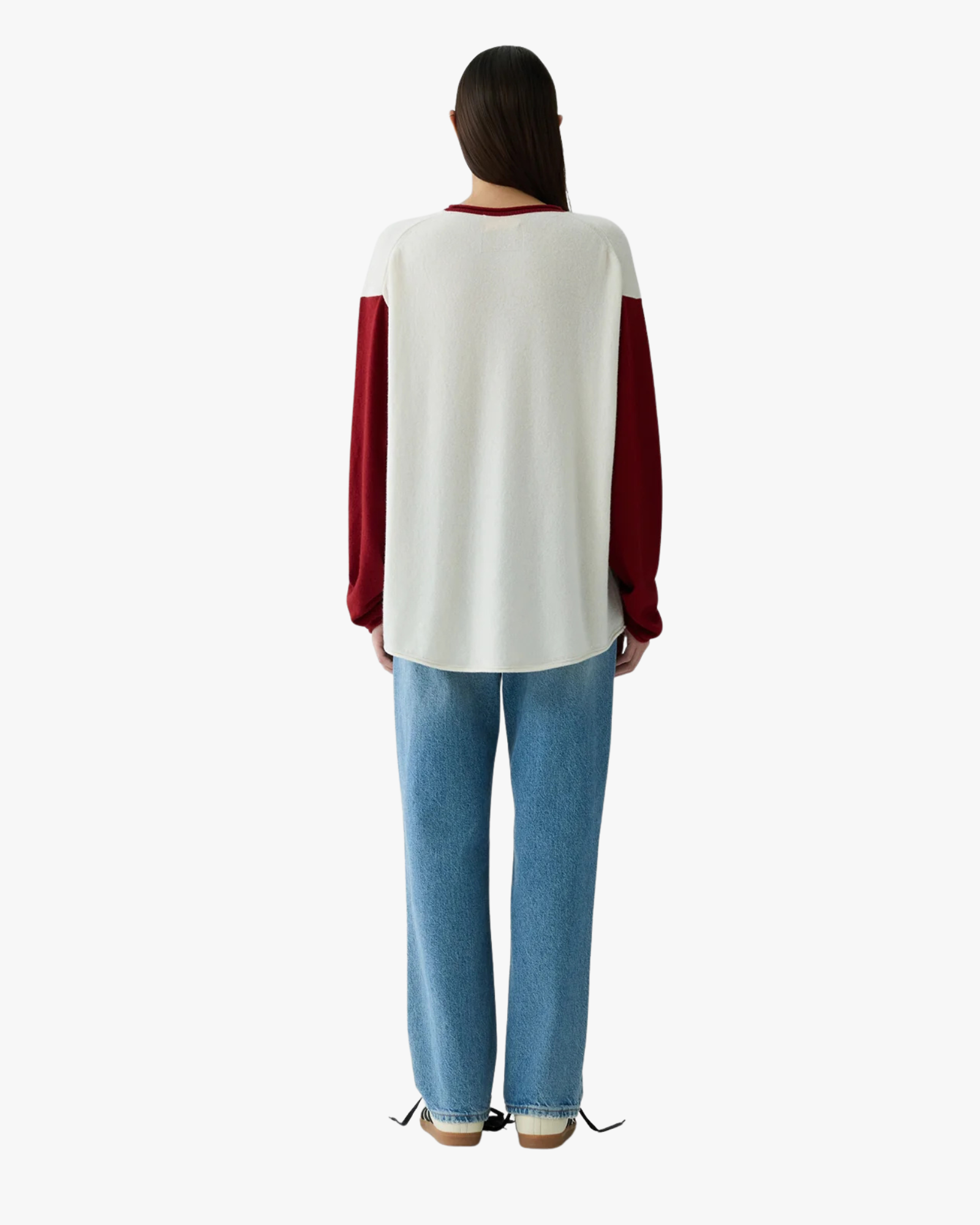Sweater Baseball Oversized Crew