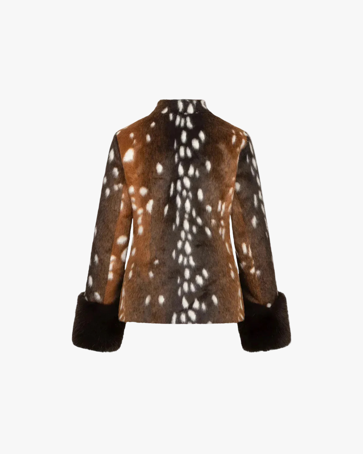 Faux-Fur Jacket Bambi Deer Print