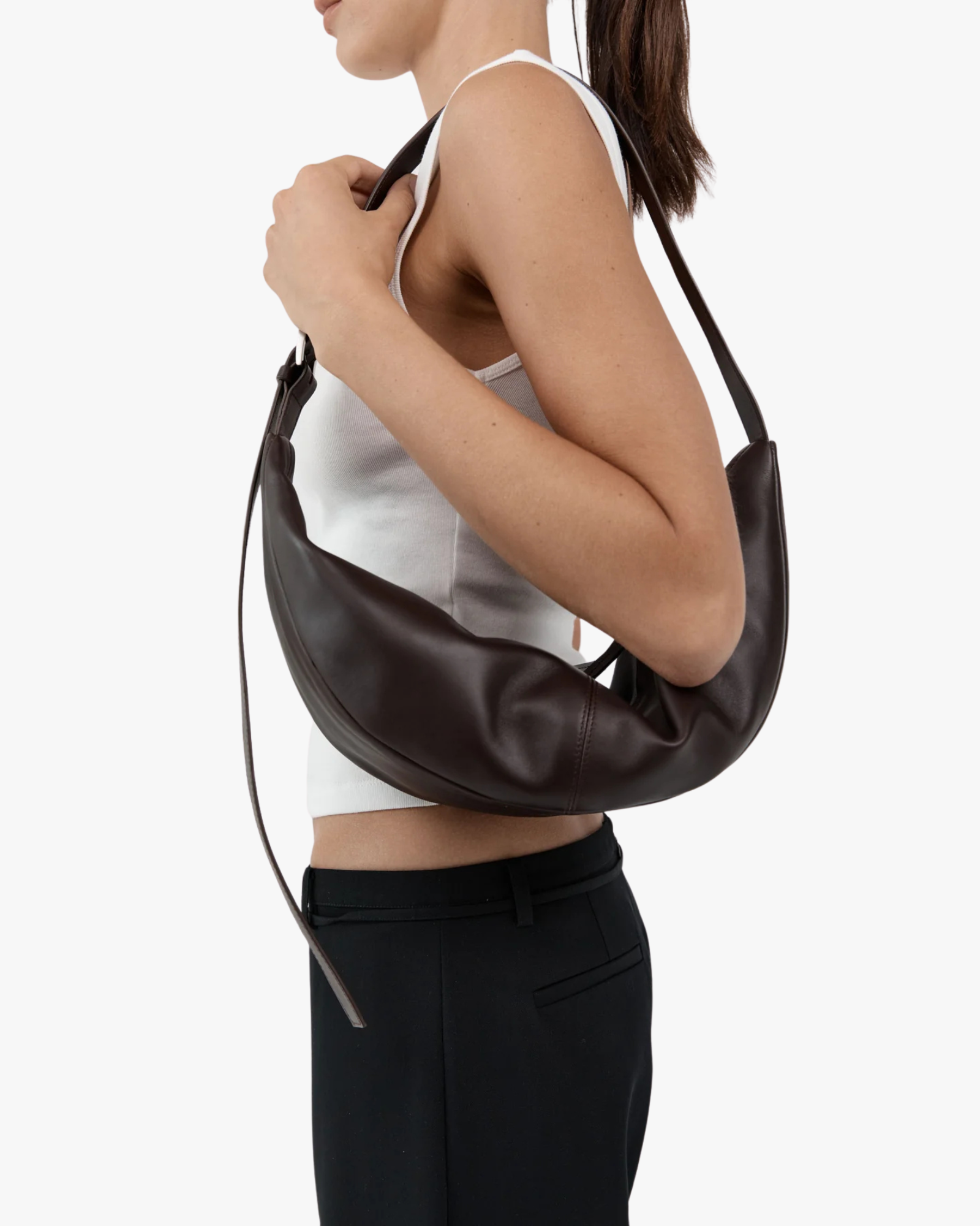 Adjustable Slim Crescent Bag Coffee
