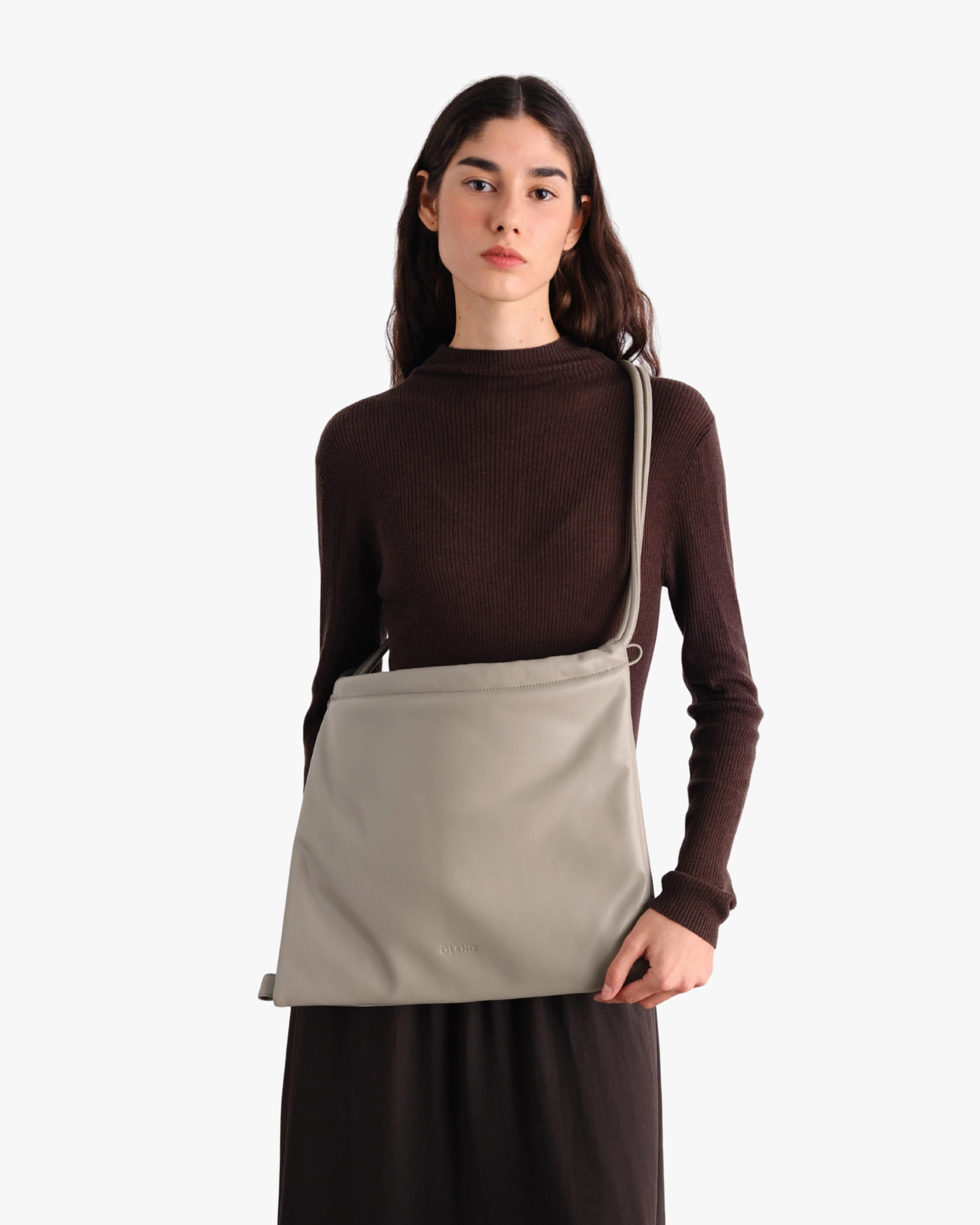Vegan Leather Crossbody Bag Sage