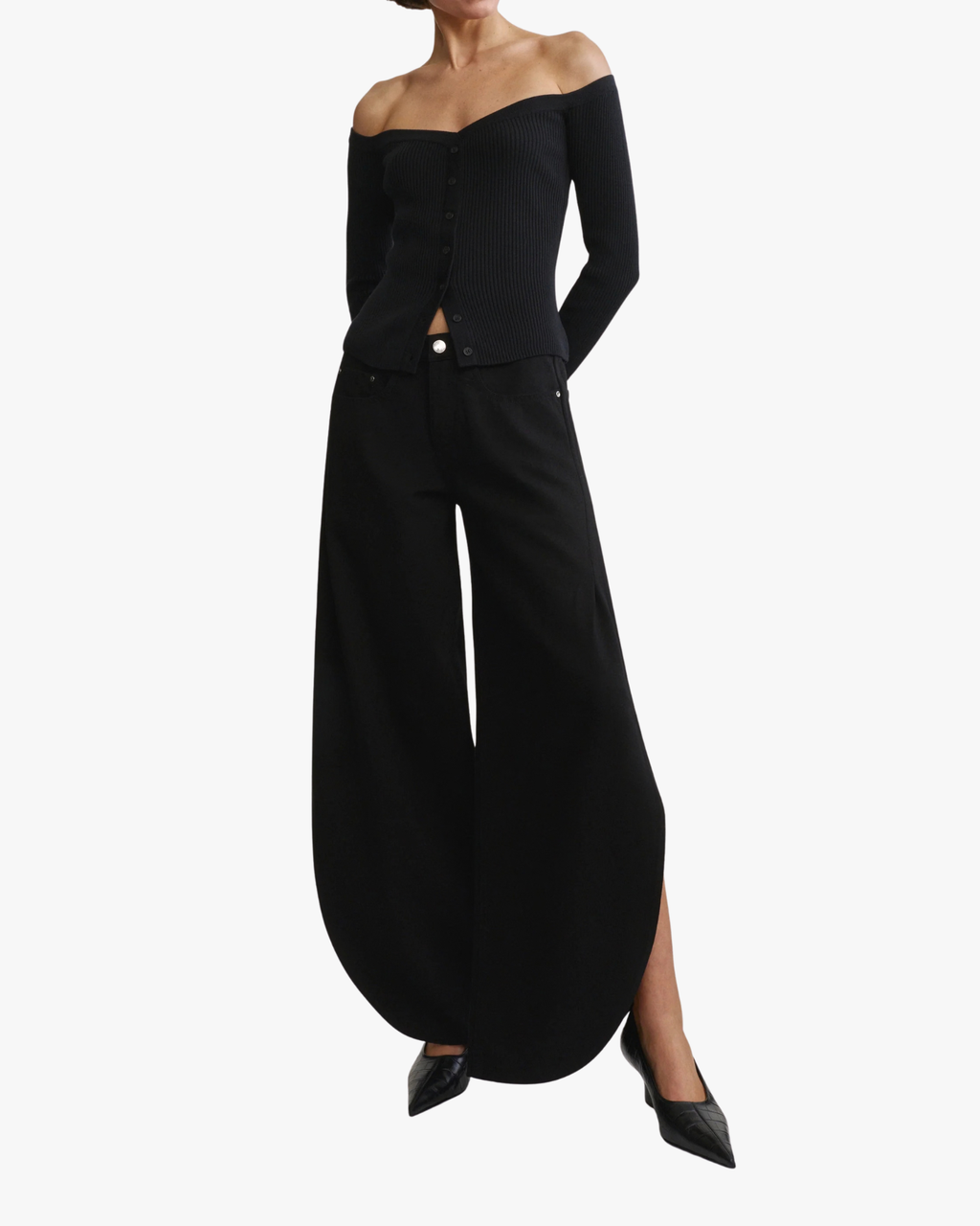 Jeans Rori Wide Barrel Barrel Vintage Black