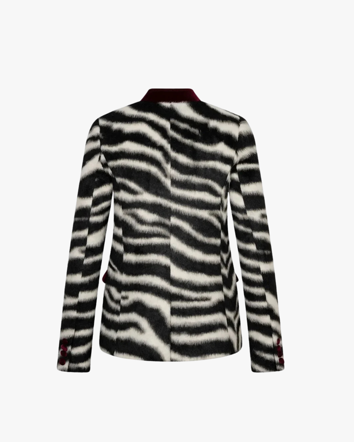Faux-Fur Jacket Zelda Zebra