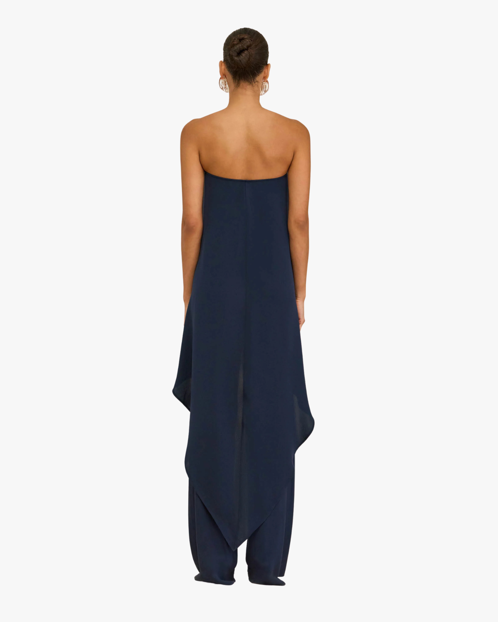One Sholder Top Tajisha Navy Blue