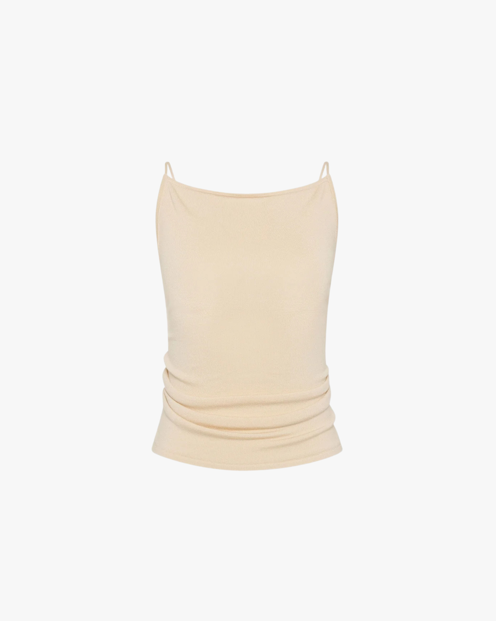 Twist Back Knit Top Shell