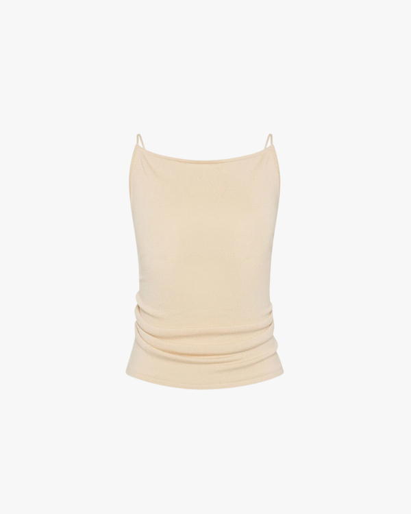 Twist Back Knit Top Shell