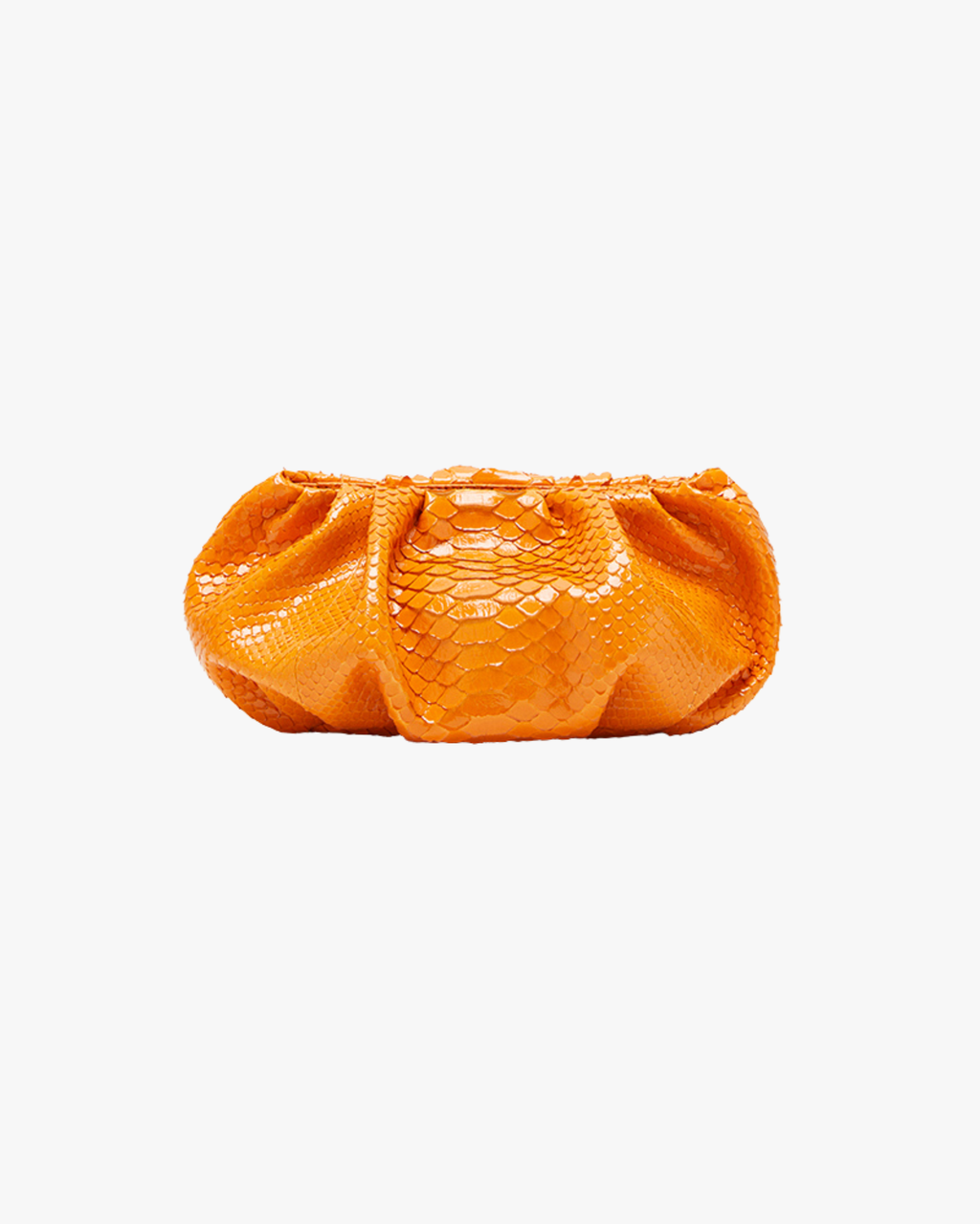 Pillow Mini Shiny Mandarin Clutch