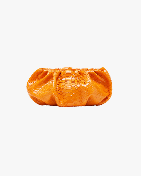 Pillow Mini Shiny Mandarin Clutch