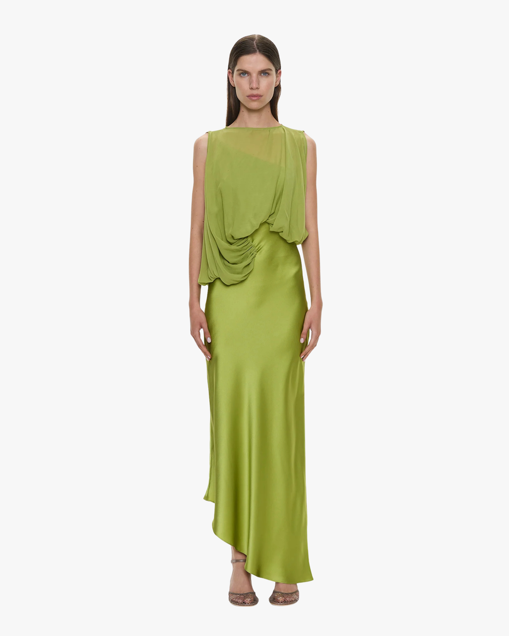 Midi Dress Cumulus Green