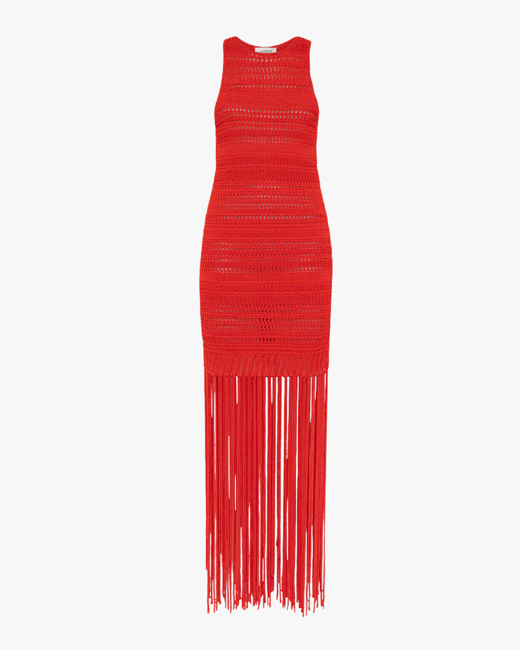 Knit Dress Woman Red