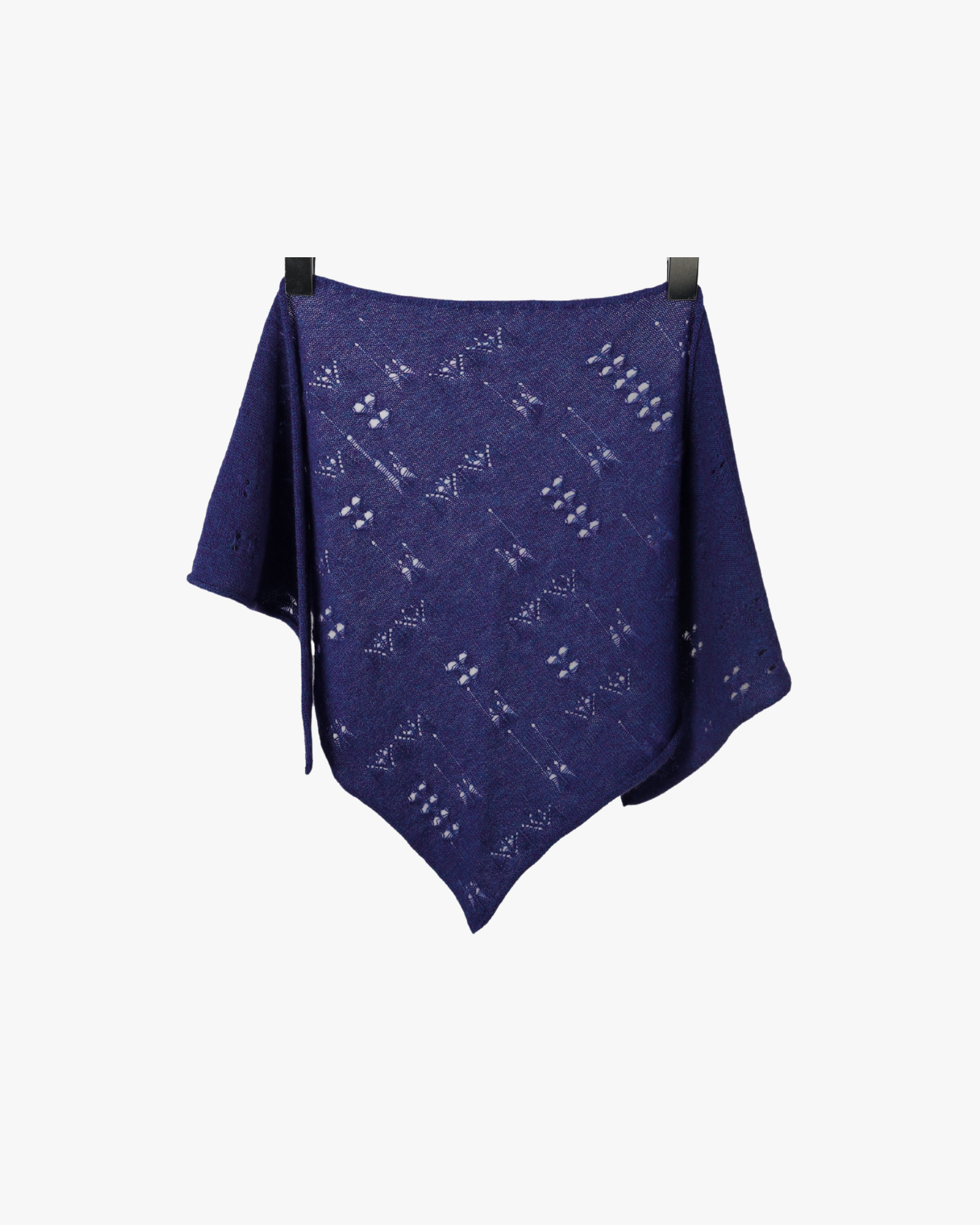 Triangle Scarf Cariaggi Cashmere Purple