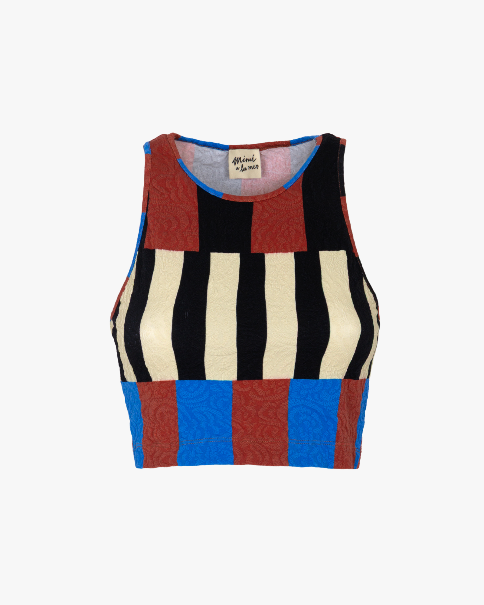 Top Americano "Modica" Black & Blue