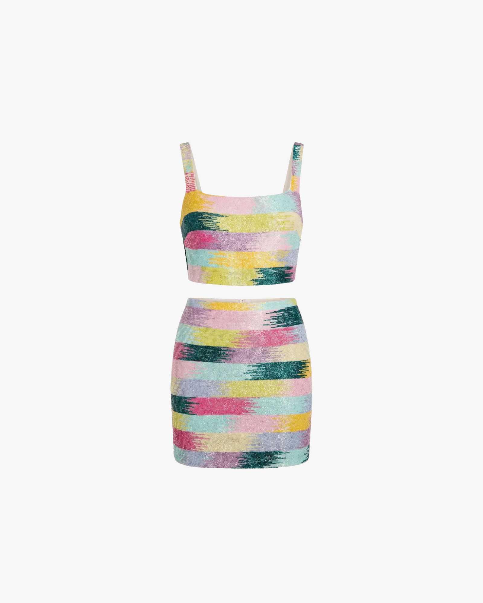 Nerina Co-Ord Pink Yellow And Blue