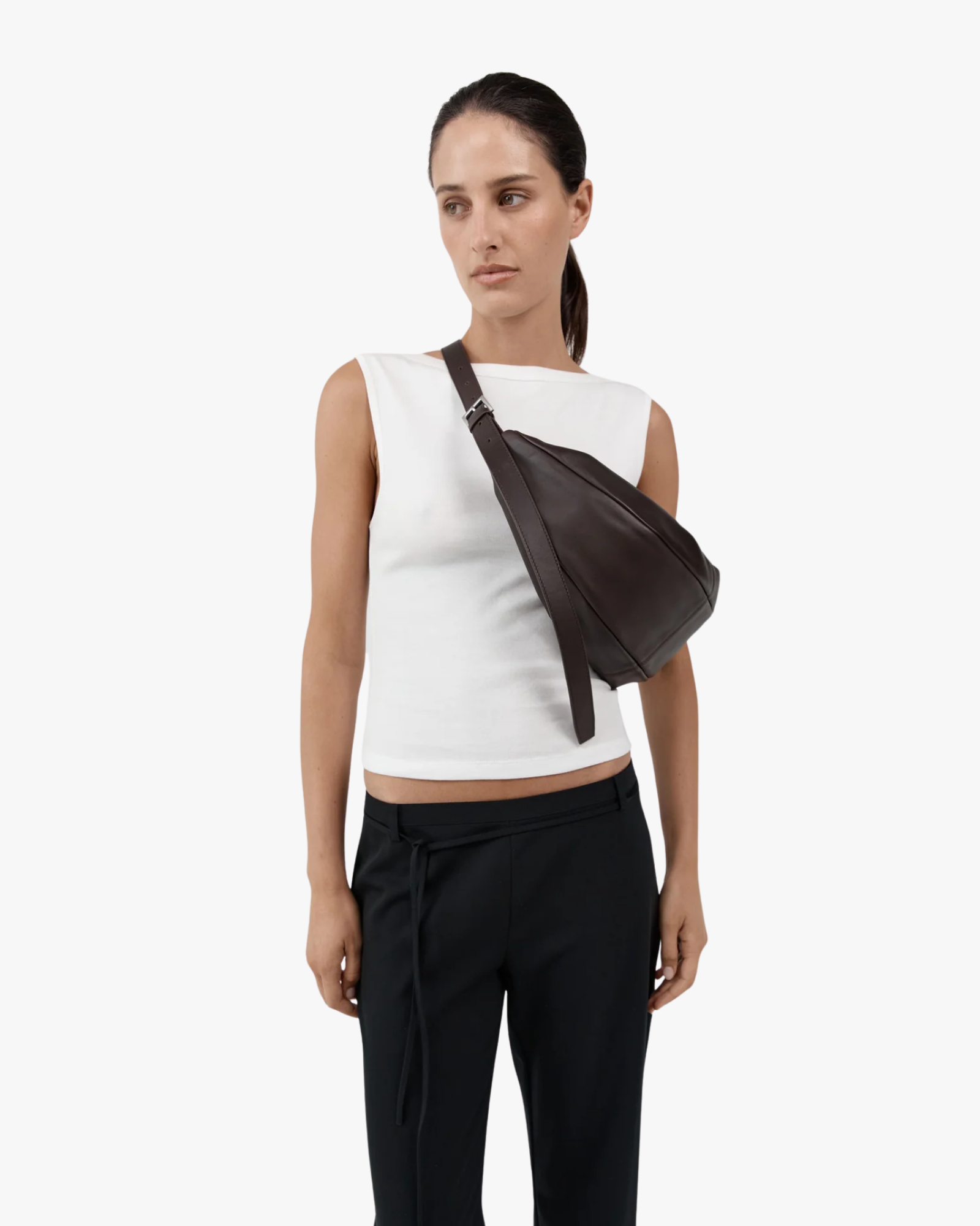 Adjustable Slim Crescent Bag Coffee