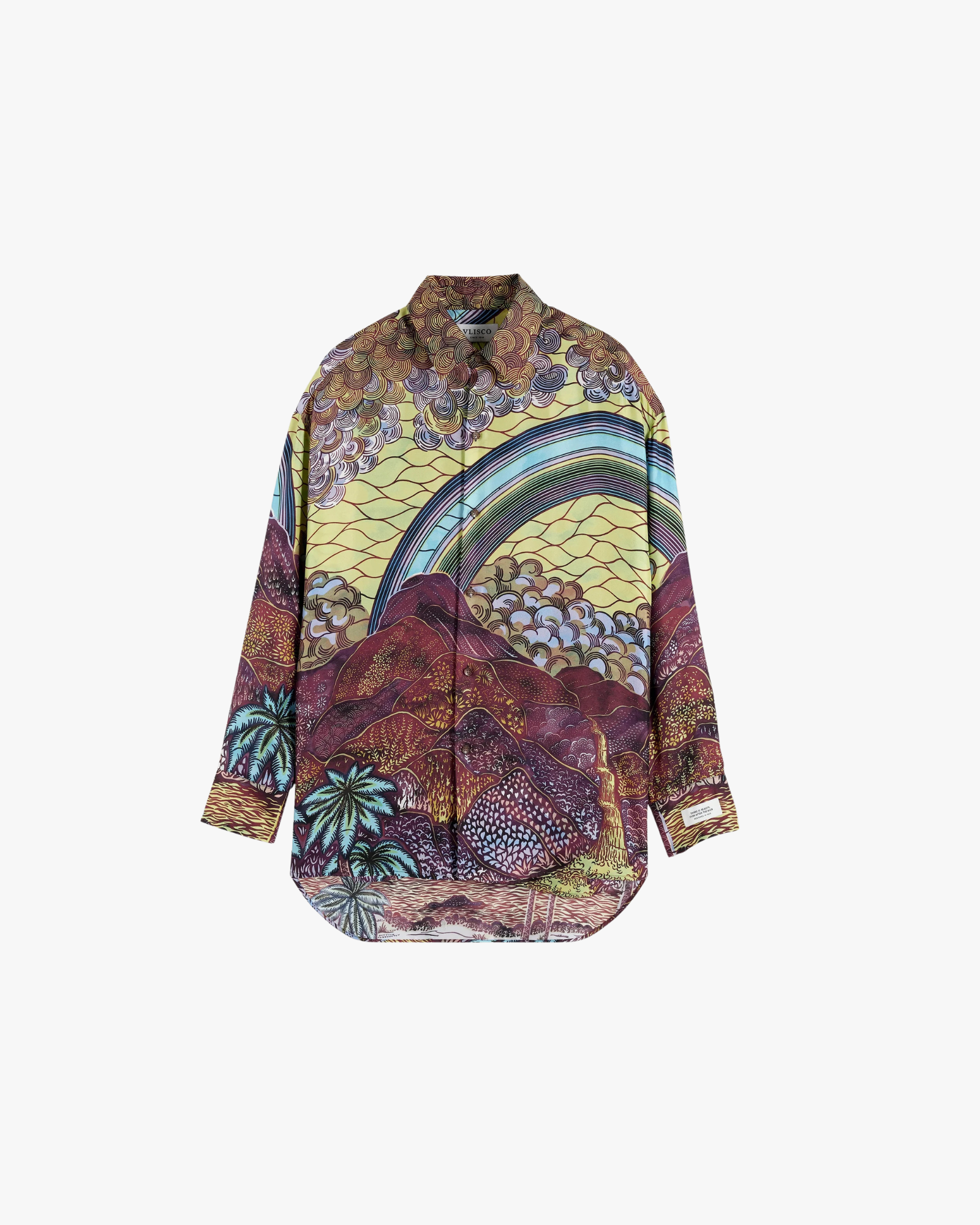 Long Sleeve Shirt Rainbow Print