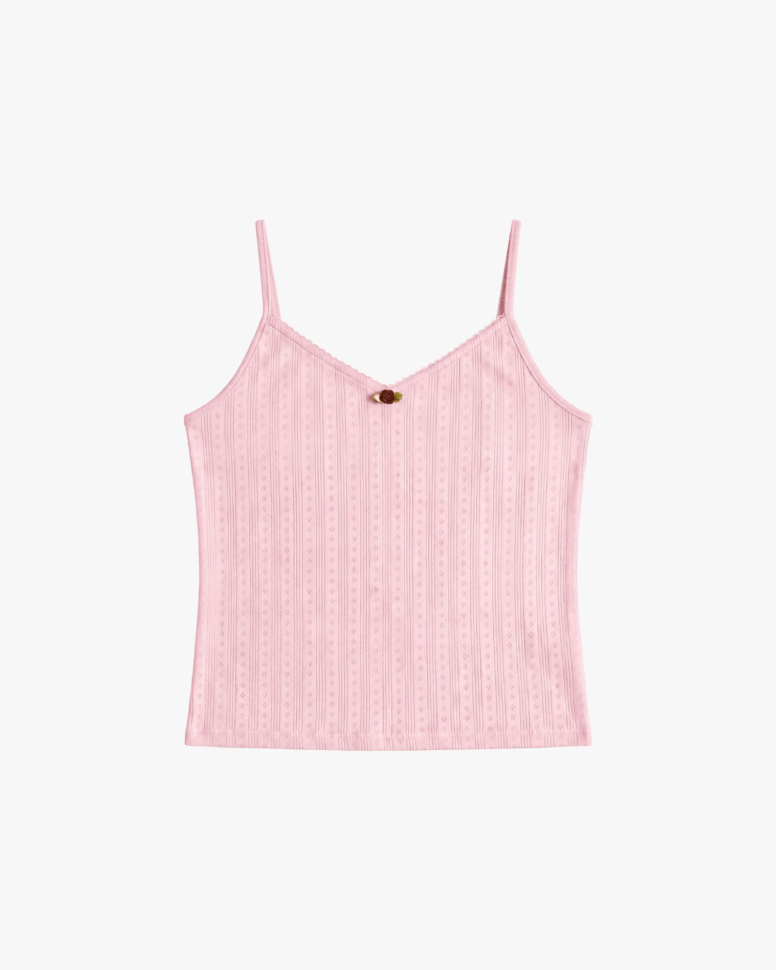 Top Pointelle Cami Pink