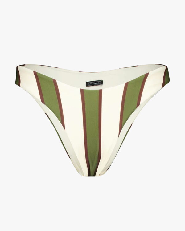 Bikini Bottom Leila Olive Stripes