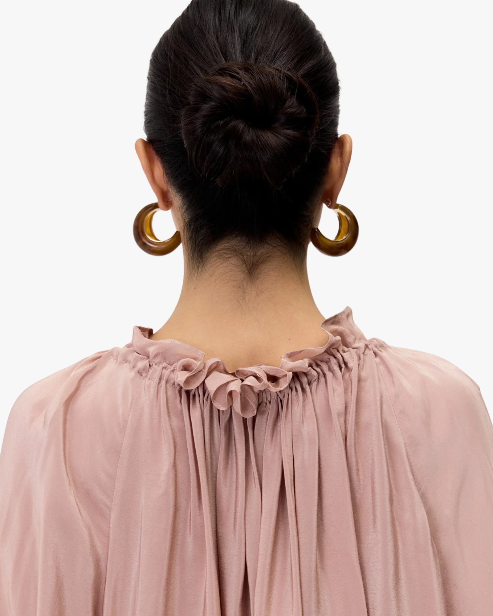 Teresa Blouse With Balloon Sleeves Rose