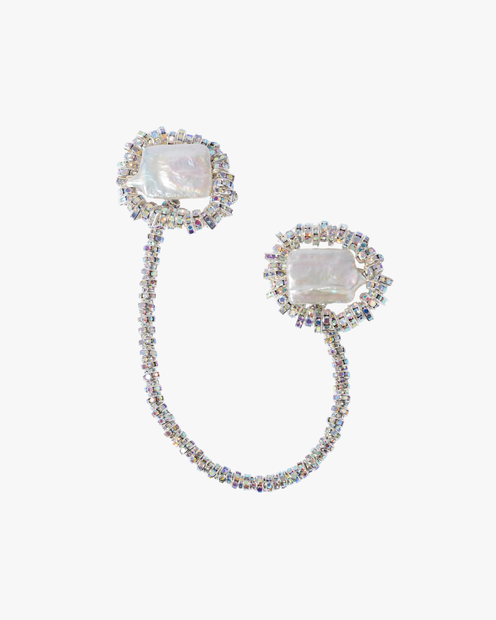 Brooch Silencio Chained Silver