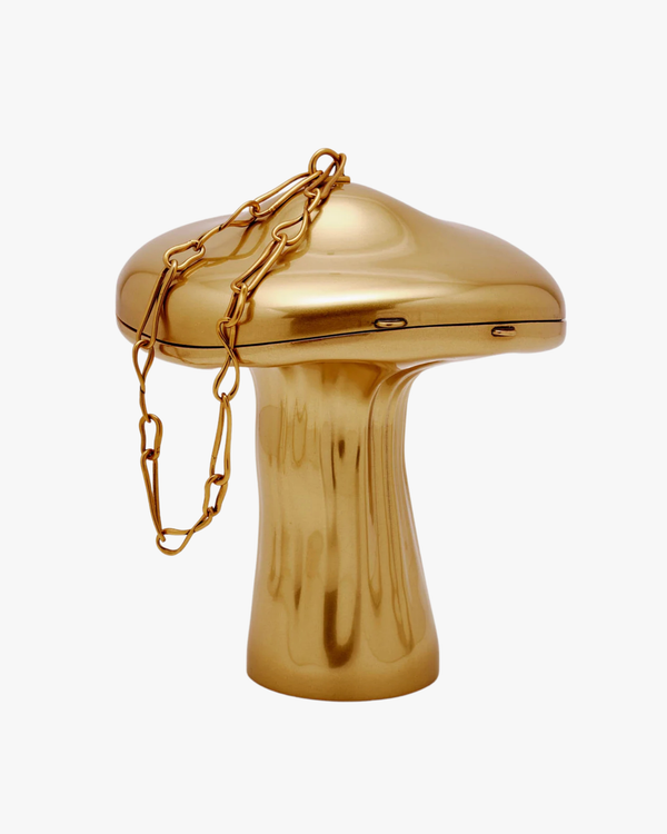 Fungo Brushed Brass Clutch