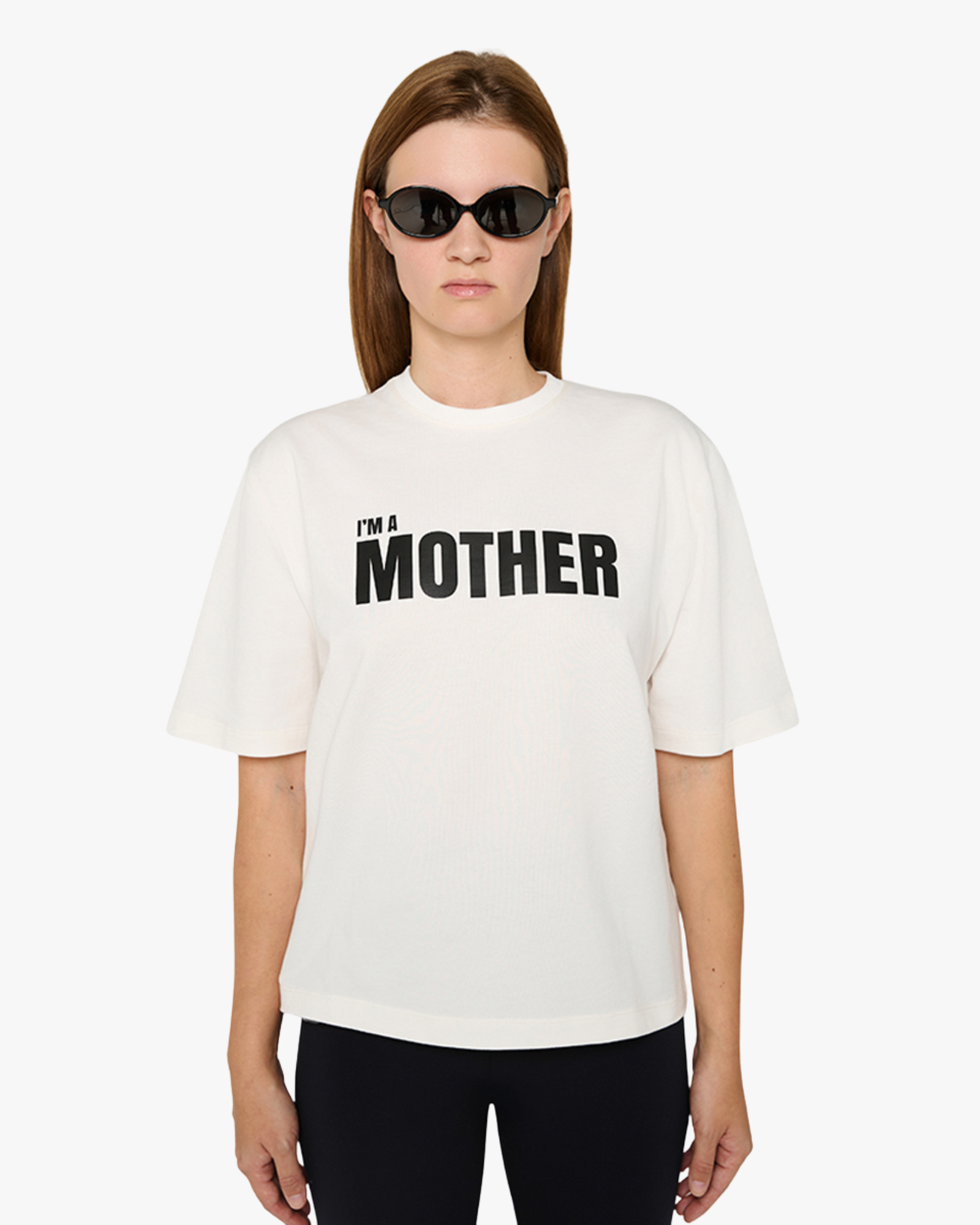 T-shirt "Mother" White